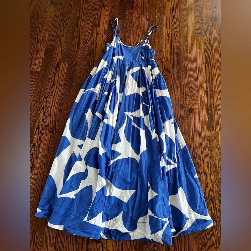 Anthropologie Printed Babydoll Smock Maxi Dress - Picture 7 of 8